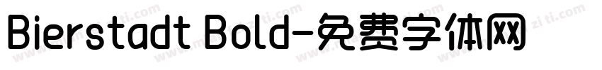 Bierstadt Bold字体转换